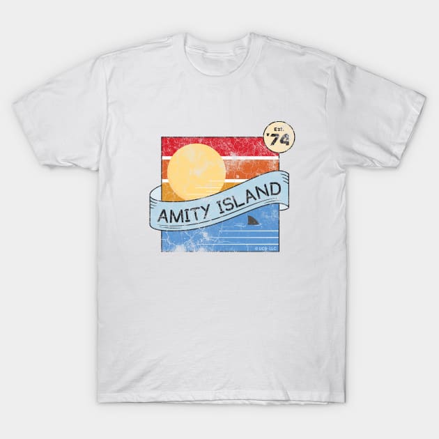 Amity Island Established '74 T-Shirt by Print Stop Studio